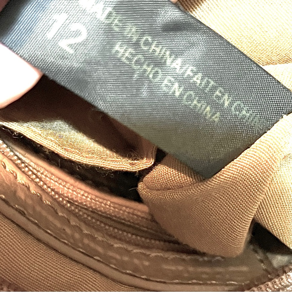 Elegant Tan Vegan Leather Shoulder Bag - Picture 8 of 8